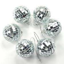Mirrored Silver Deco Balls- (No.6)